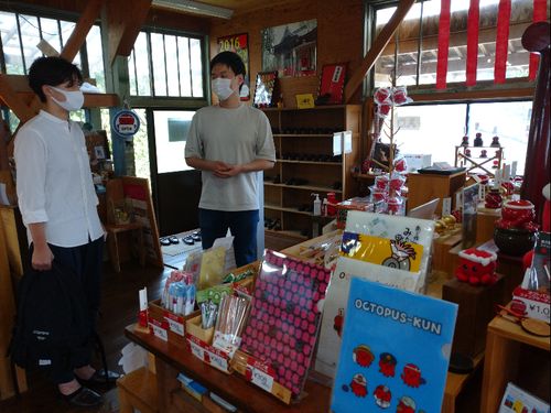 YES工房でＵターン者とお話し