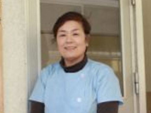 代表の船越さん　やさしい指導あり