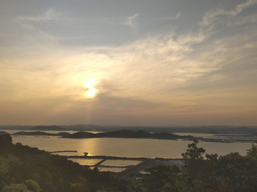 海辺の夕暮れ