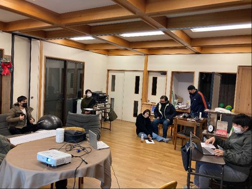 入居者が集まって、地域を盛り上げる作戦会議を行う時も！