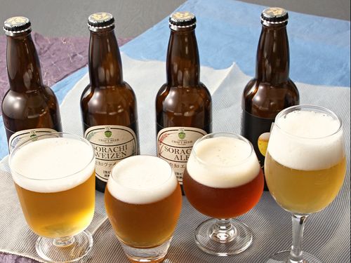 現在醸造されている４種類のクラフトビール