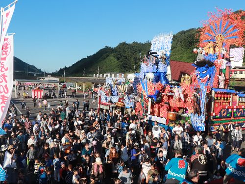毎年9月に開催される普代祭り