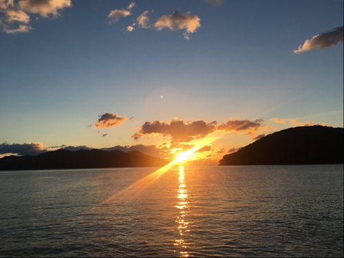 浜から初日の出を望める貴重なスポット