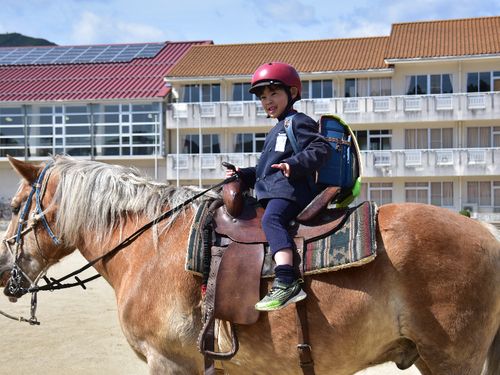馬に乗って登校したい！の夢を叶えることも