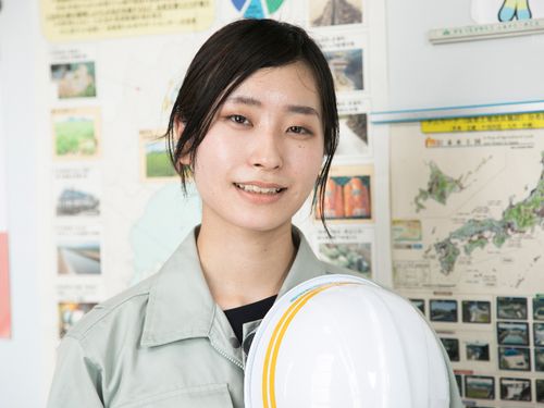 総合土木職も道路や河川の整備、農業農村整備など幅広い分野で活躍中！