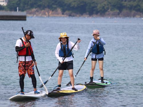 海まで車で５分ほど。SUPやシーカヤックなどのマリンスポーツが楽しめます