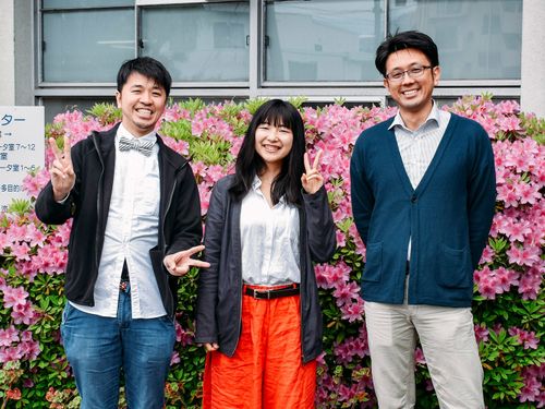 NCL西条の事務局3名。起業のサポートをします。