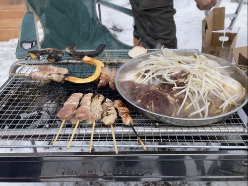 真冬だって屋外でBBQ！