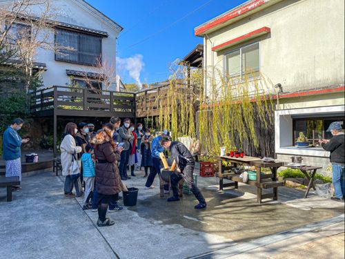 元旦の餅つき大会