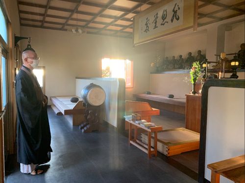 南隆寺、早朝の坐禅体験（オプションプログラム）