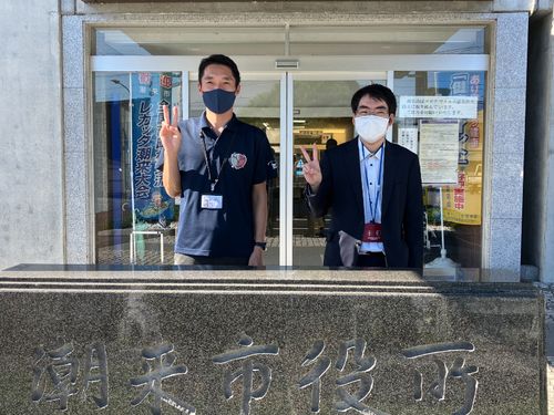担当職員の酒井さん(左)と前久保さん(右)とても優しいんですよ～