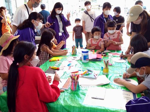 「桐生どまんなか市」キッズイベントの様子
