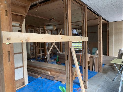 オープンに向けて準備中