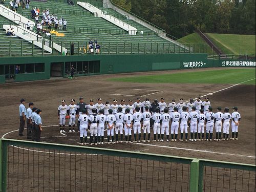 足寄高校野球部集合！