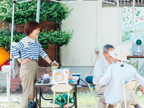 コミュニティナースとして活動する赤嶺さん