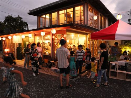 林邸で開催したお祭りの様子