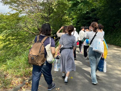 自然あふれる町内を満喫
