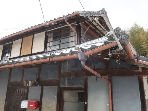 山間部に点在する古民家