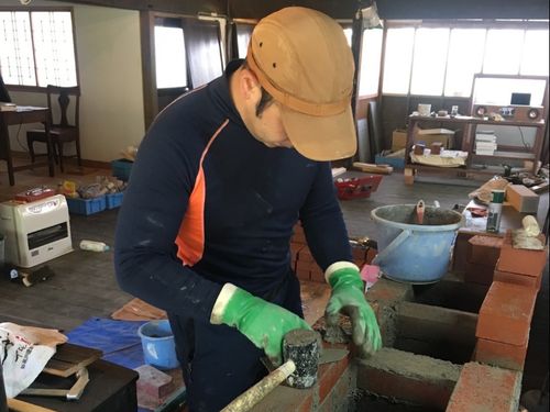 作業の様子はこんな感じ