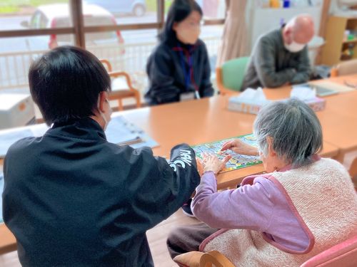 福祉施設での勤務の様子