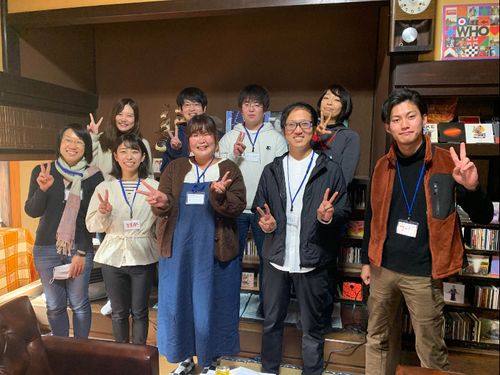 陸前高田には移住者がたくさん。（移住者交流会の集合写真）