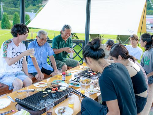 酪農家さんとの交流BBQ