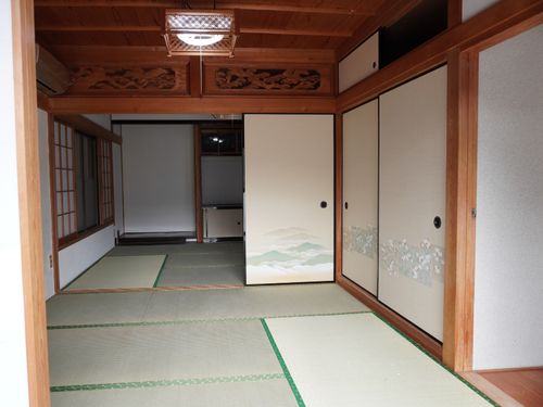 1階の居室部分。昔ながらの和室です。