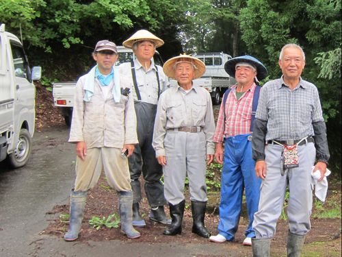 鉢集落の田んぼの担い手