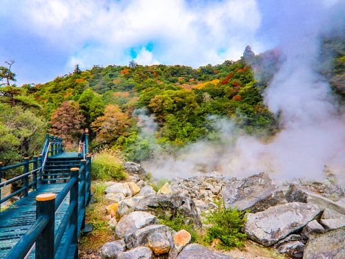 温泉グツグツ！八幡大地獄