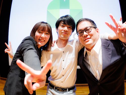 緊張していた初日が嘘のような笑顔