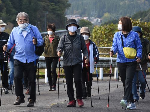人気の町内ウォーキングイベント