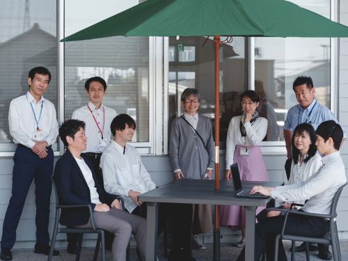 森田町長とMiiMoスタッフです