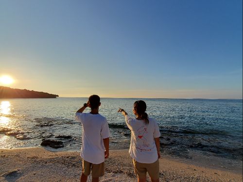 島で見るサンセットは至福の時間！