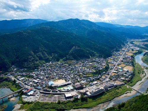 本山町市街地