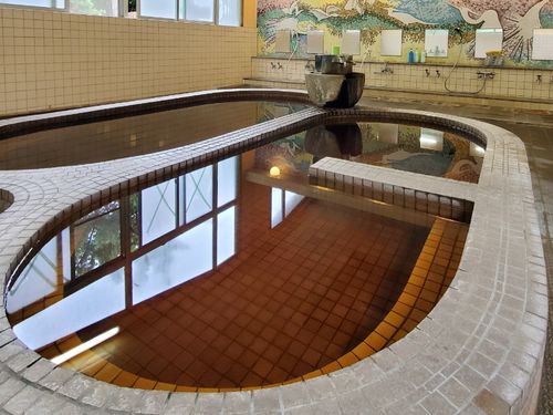 それぞれ泉質の異なるモール温泉があちこちに！