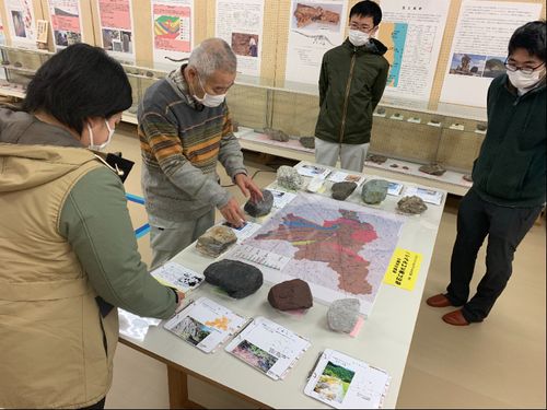 ジオパークを学ぶイベントの様子