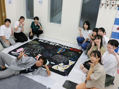 施設のオープニングイベントも高校生と一緒に運営しました