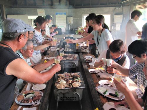 地元の食材を楽しめるBBQ