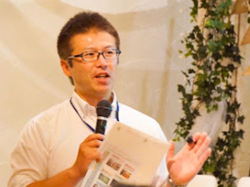 新庄村役場職員 千葉智明。一般社団法人むらづくり新庄村 出向。業務執行理事。