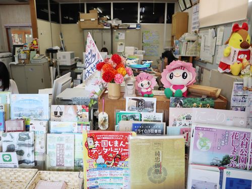 協力隊の活動拠点となる観光案内所では、観光客への案内やイベント事務局なども行う