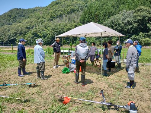 楽しかった「草刈りのいろは体験会」!