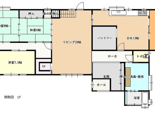 スペースの都合上間取図はお問い合わせの方に別途お送りいたします