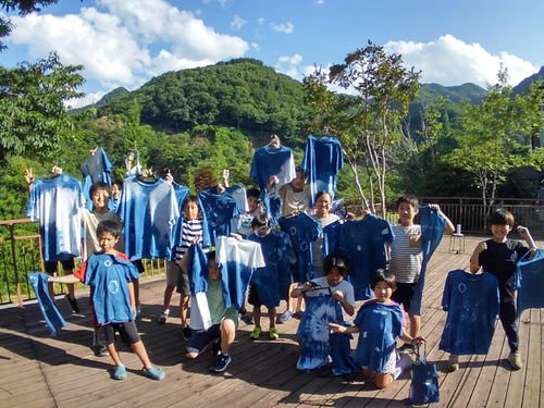 藍染めで、自分のTシャツを染めてみた！