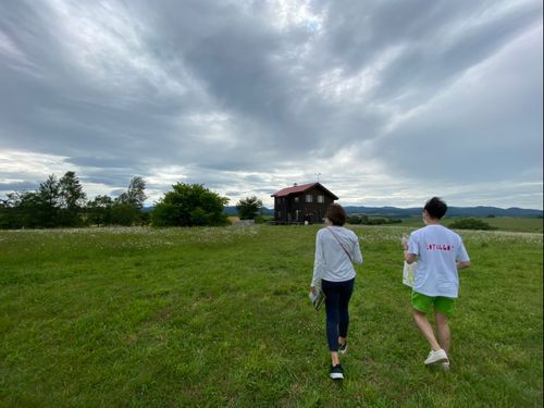 移住体験プライベートツアーの一コマ