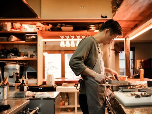 空き店舗を活用してオープンしたレストラン