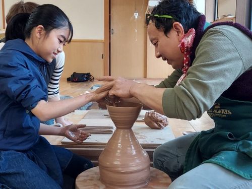 萩焼作陶体験：波多野指月窯