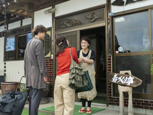 農家民宿のお出迎え
