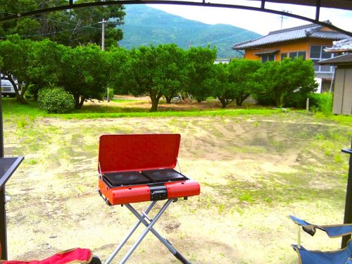 カセットコンロ式焼き台