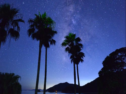 夜空もきれいで癒されます！