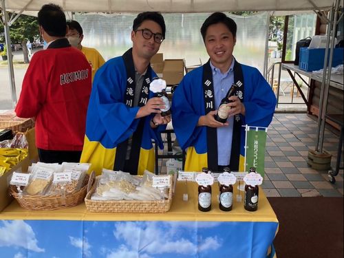 地域おこし協力隊員が活動している様子（クラフトビール担当）